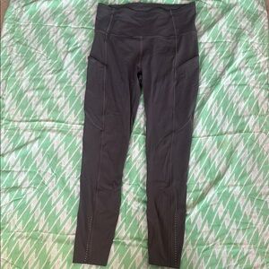 Lululemon Athletica Charcoal Gray Performance Leggings